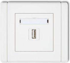 Zdjęcie Karlik Flexi Ładowarki Usb Pojedyncza 5V 1A Biały Fcusb1Krl - Będzin