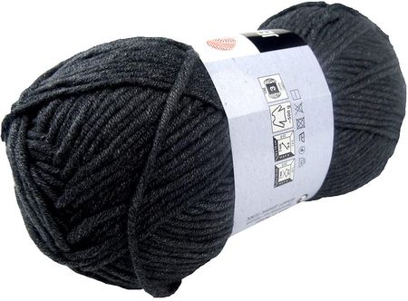 YARN-ART WŁÓCZKA JEANS PLUS 28 GRAFIT MELANŻ100G 160M 15192