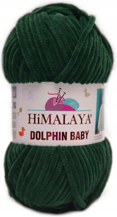 HIMALAYA WŁÓCZKA  DOLPHIN BABY 80362 CIEMNA ZIELEŃ