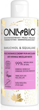 OnlyBio Bakuchiol & Skwalan płyn micelarny przeciwzmarszczkowy 300 ml