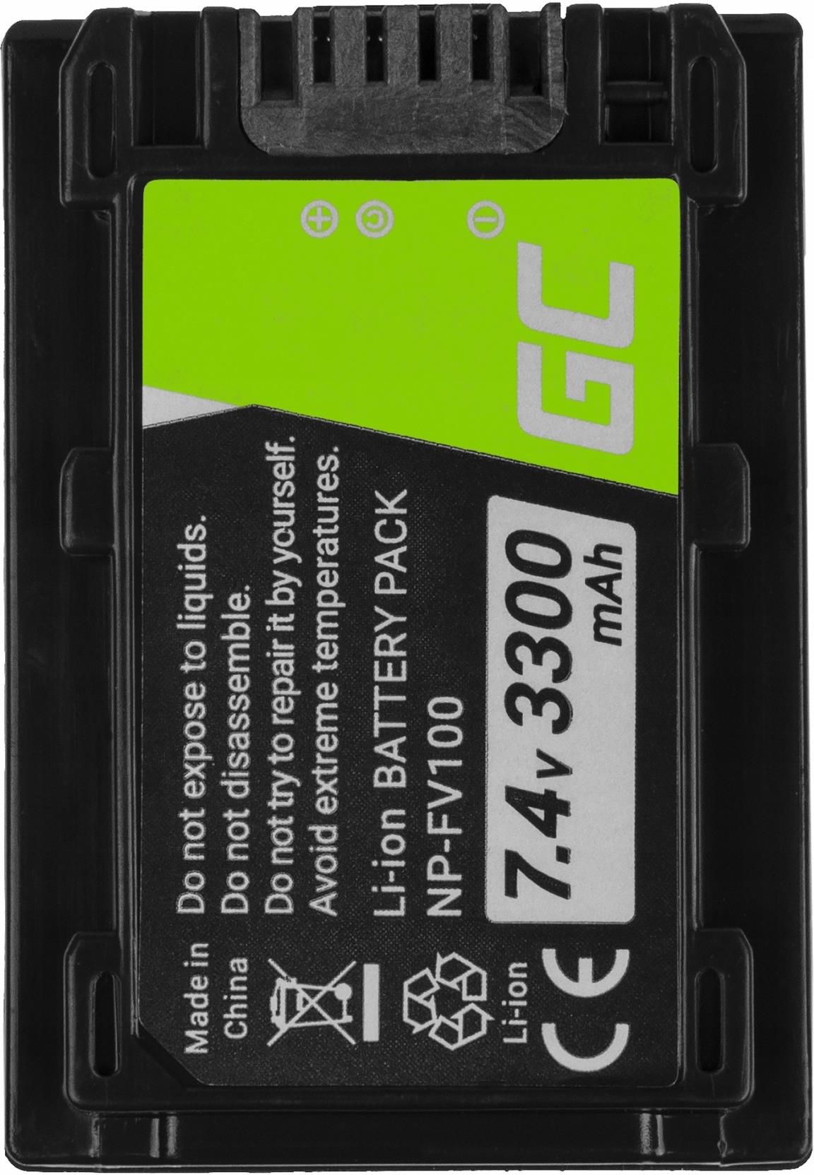 Batteria Agli Ioni Di Litio Trade-Shop 3200 MAh 7,4V Per Sony NP-FV30 FV50 FV70 FV100 - Compatibile Con Videocamere HDR E DSC