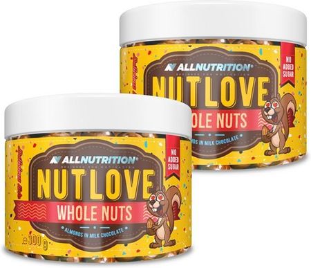 Allnutrition Nutlove Whole nuts Migdały w mlecznej czekoladzie 300g