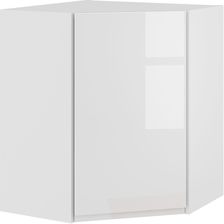 Zdjęcie Rimini Szafka Wisząca Narożna Prawa Gnwu 60 Biały Połysk - Piła