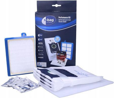 Electrolux Zestaw SRK1S s-bag® Performance Kit – worki, filtry i granulki zapachowe do odkurzaczy SRK1S