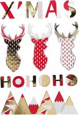 Zdjęcie NAKLEJKI 3D BOŻONARODZENIOWE RENIFERY - Zakroczym