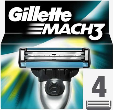 Gillette Ostrza Do Golenia Mach 3 4szt