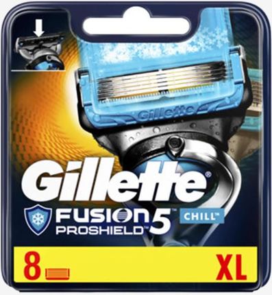 Gillette Fusion Proshield Chill Refill Wkłady do Maszynek 8 Szt