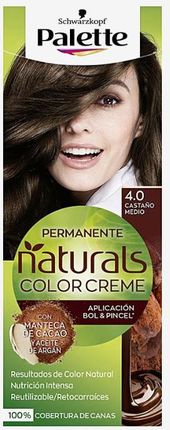 Schwarzkopf Palette Naturals Color Creme Farba Do Włosów 4.0 Medium Chestnut