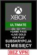 Xbox Game Pass Ultimate 12 miesięcy