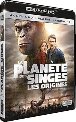 Rise of the Planet of the Apes (Geneza planety małp) [Blu-Ray 4K]+[Blu-Ray]