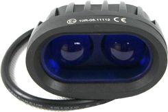 Zdjęcie LAMPA 2 LED CREE HALOGEN 8W 12V 24V NIEBIESKA CE ZM.102 - Świdnik