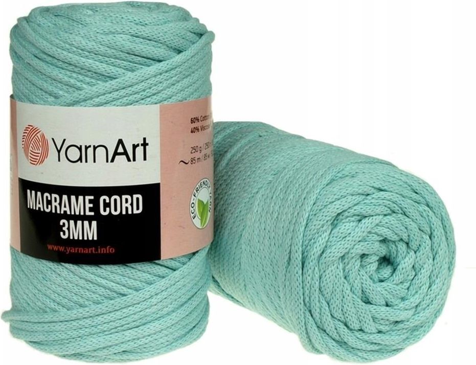 YARNART MACRAME CORD 3MM, MAKRAMA SZNUREK PLECIONY KOL.775 Ceny i