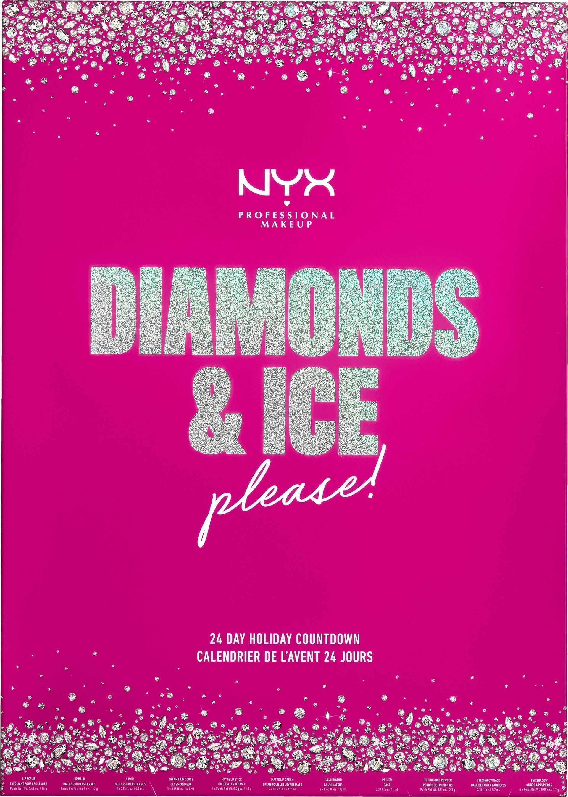 NYX Professional Makeup Xmas Diamonds & Ice Kalendarz adwentowy 2020
