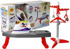 Leantoys Żelazko Na Baterie Deska Stojak Z Wieszakami