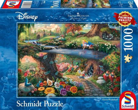 Schmidt Puzzle Thomas Kinkade Alicja W Krainie Czarów (Disney) 1000El.