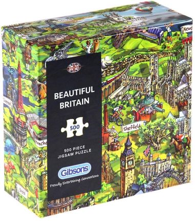 Gibsons Games Puzzle Piękna Brytania 500El.