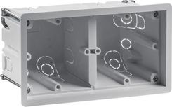 Zdjęcie Berker Puszka Podwójna Podtynkowa Do Montażu W Ścianach Karton Gips Szary R.8 18721020 - Czerwionka-Leszczyny