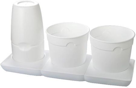 Minigarden Basic M +Pots biały zielnik ogródek domowy (MGBSMPOTSWH)