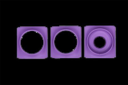 Minigarden Ramki ozdobne Color Rings do Basic S Pots fioletowe (MGBSSPOTSRGPRPP)