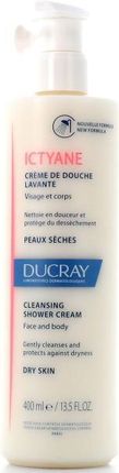 Ducray Krem Pod Prysznic Ictyane Cleansing Snower Cream Face & Body 400Ml