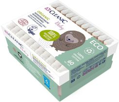 Cleanic Patyczki higieniczne do uszu dla niemowląt Organic 60 szt. 