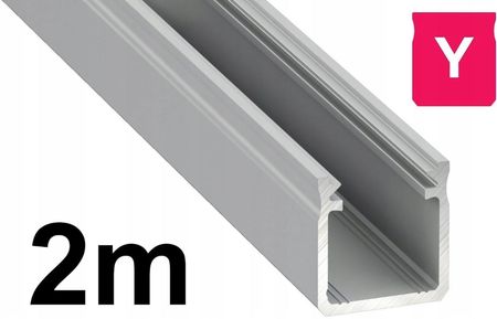 Lumines Profil Aluminiowy Do Taśm Led Typ Y Srebrny 2M