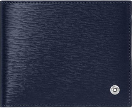 MONTBLANC 4810 Westside Navy Blue 6cc Luksusowy portfel na karty