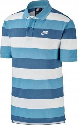 Koszulka męska Polo Sportwear Nike (biały niebieski) - Ceny i opinie T-shirty i koszulki męskie DGXJ Koszulka męska Polo Sportwear Nike (biały niebieski) - Ceny i opinie T-shirty i koszulki męskie DGXJ