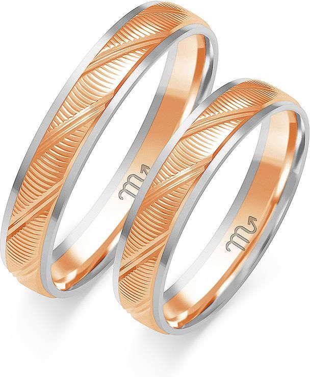 Leksus Gold&Silver Złote Obrączki Soczewka (ZSOE302) - zdjęcie 3 Leksus Gold&Silver Złote Obrączki Soczewka (ZSOE302)