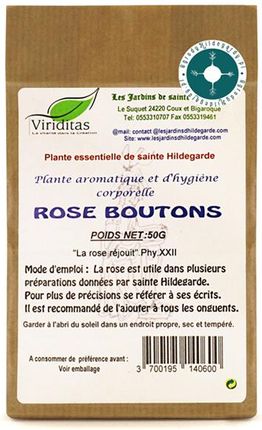 Ogrody Hildegardy Przyprawy I Zioła Róża Pączki 50G