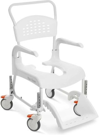 Etac Clean wózek inwalidzki z funkcją toalety i regulacją wysokości 47,5-60cm 4 hamulce