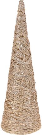 Home Styling Collection Cone 20Led 40Cm Gold Glitter