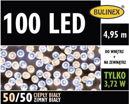 Bulinex Lampki Led 100L 4 95m Barwa Ciepła Zimna Biała Mix