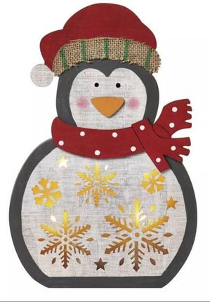 Emos Pingwin Bożonarodzeniowy Led 30cm Ciepły Biały