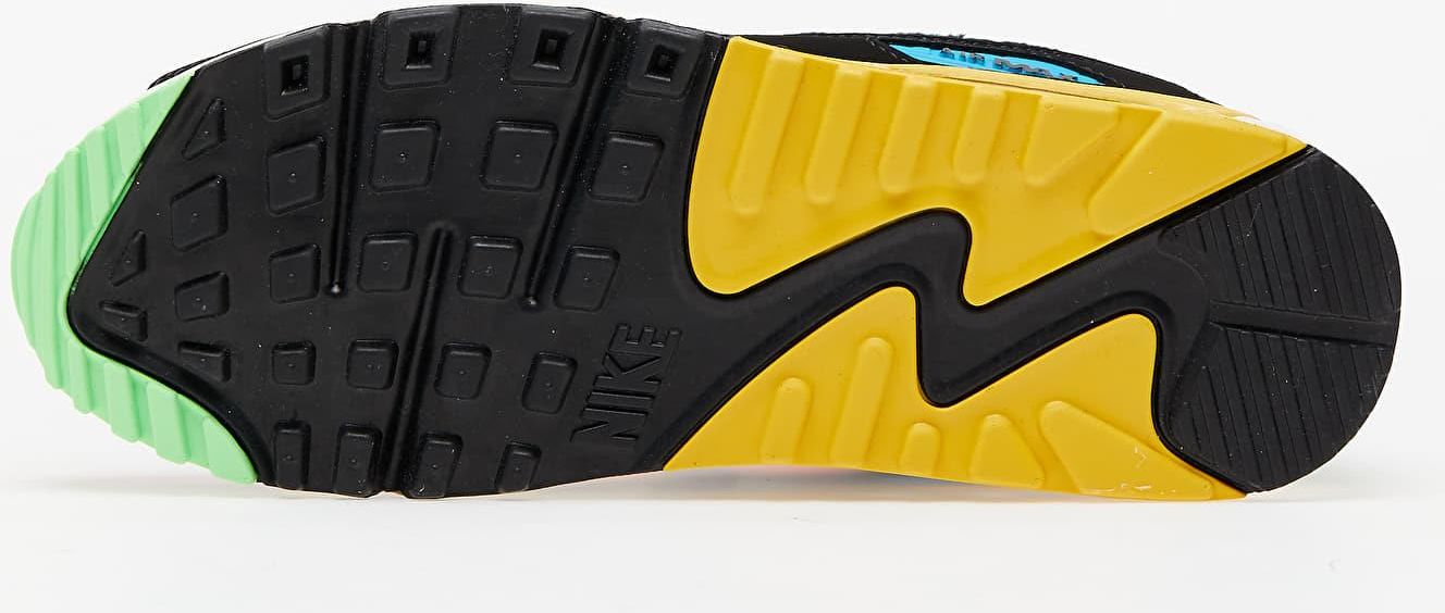 air max 90 trainers atomic pink laser blue solar flare
