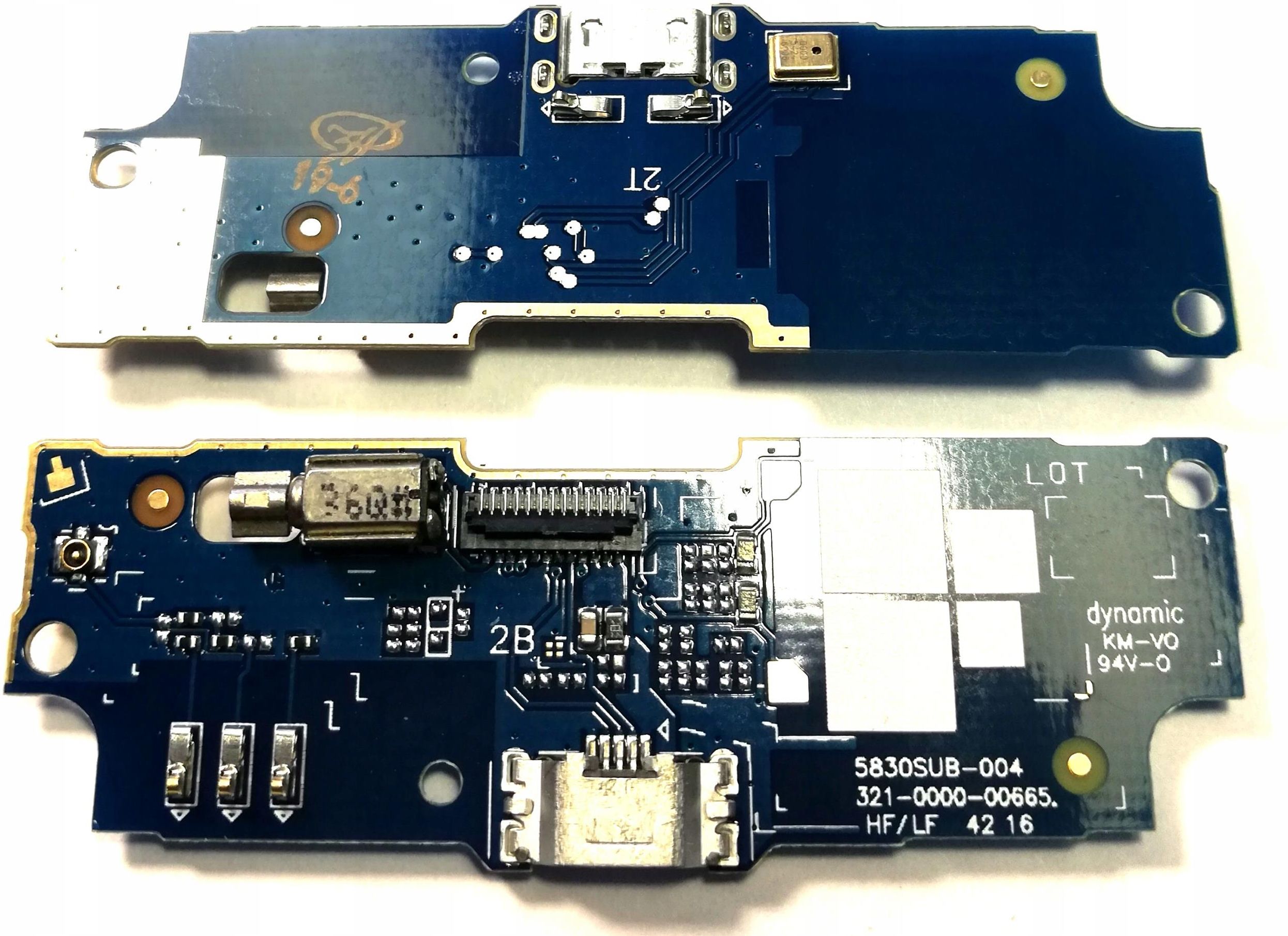 Podzespoły do telefonu ZŁĄCZE PŁYTKA USB ASUS ZENFONE GO ZB552KL X007D