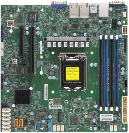 Supermicro MBD-X11SCH-LN4F - Intel - LGA 1151 (Socket H4) - Intel® Core™ i3 - Intel® Xeon® - DDR4-SDRAM - DIMM - 2133,2400,2666 (MBDX11SCHLN4FB)