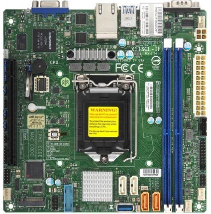 Supermicro X11SCL-IF - Intel - LGA 1151 (Socket H4) - Intel® Celeron® - Intel® Core™ i3 - Intel® Pentium® - Intel® Xeon® - 95 W