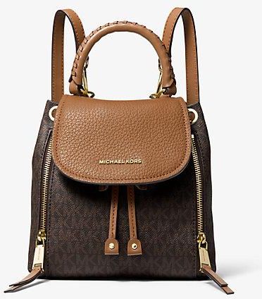 MK Viv Extra Small Pebbled Leather Backpack Brn acorn Michael Kors Ceny i opinie Ceneo.pl