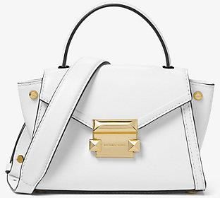 MK Whitney Mini Leather Satchel Optic White Michael Kors Ceny i opinie Ceneo.pl