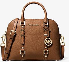 MK Bedford Legacy Medium Pebbled Leather Dome Satchel - Luggage Brown - Michael  Kors - Ceny i opinie 