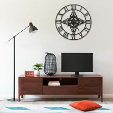 Vidaxl Zegar Ścienny Srebrny 78Cm Metal (321457)