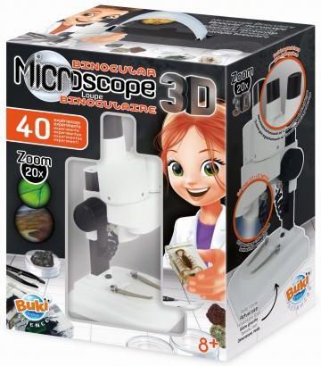 Buki Mikroskop Dla Dzieci Dwuokularowy 40 Doświadczeń Mr500