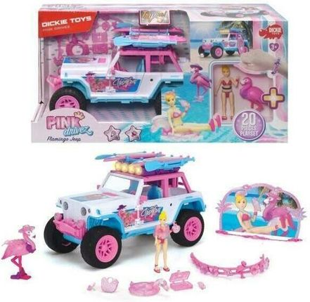 Dickie Toys Playlife PinkDrivez Flamingo Jeep