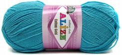 Zdjęcie ALIZE WŁÓCZKA  COTTON GOLD 287 TURKUSOWY - Słupsk