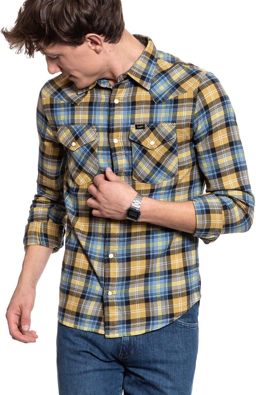 lee western shirt frost blue
