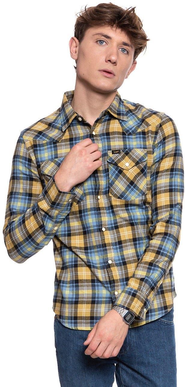 lee western shirt frost blue