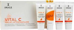 Image Skincare Vital C Trial Kit New Zestaw Kremowy Preparat Oczyszczający 7,4ml + Lekki Krem Z 15% Wit. C, 7,4ml + Krem Odżywczy 7ml + Maska