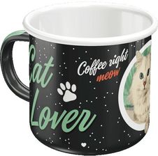 Zdjęcie Postershop blaszany kubek Cat Lover Black 360ml - Karczew