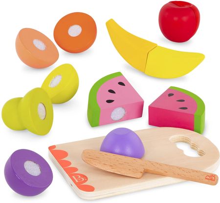 B.Toys Chop ‘n’ Play zestaw drewnianych owoców do krojenia BX1970Z